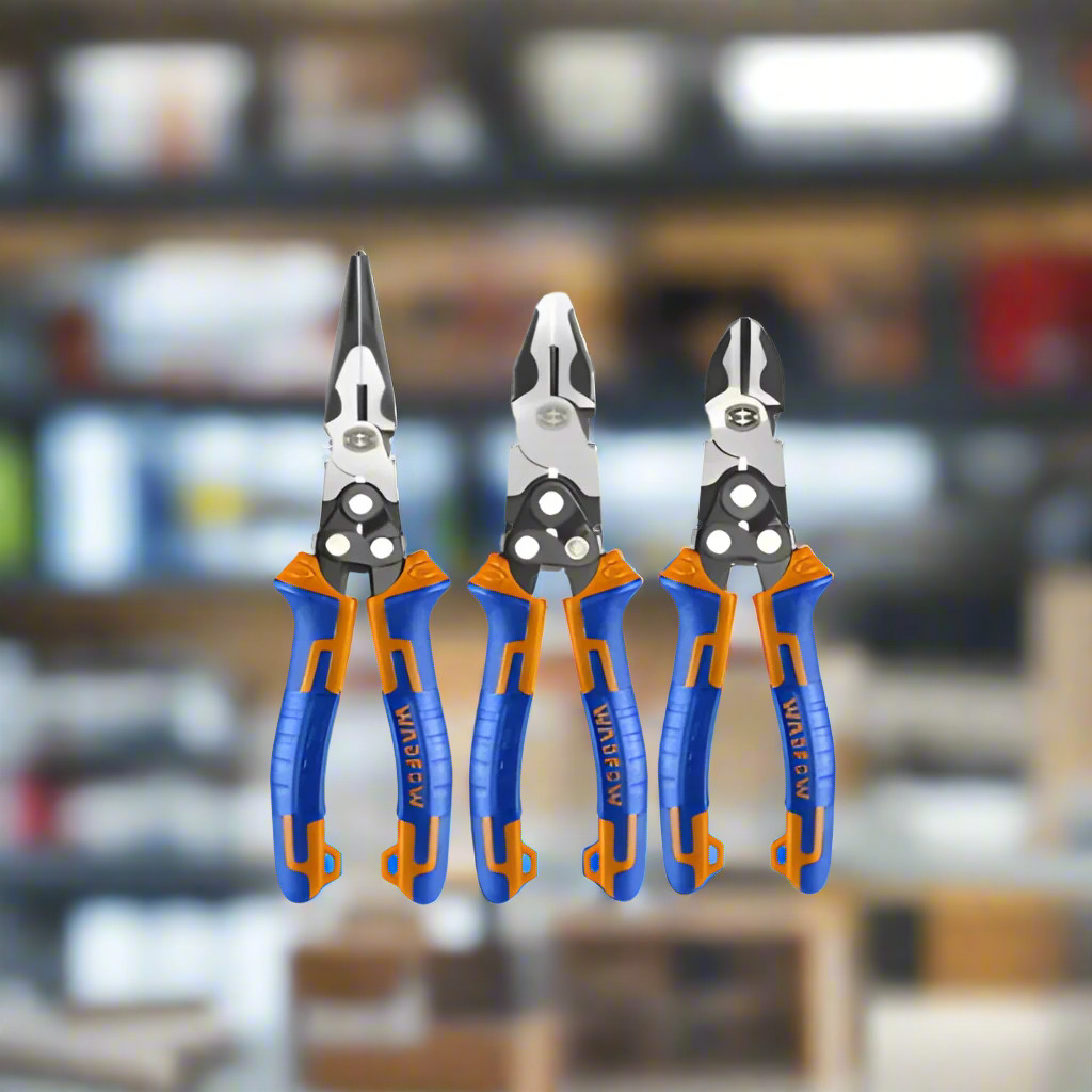 Wadfow 3-Piece Compound Action Pliers Set  - WPS0403