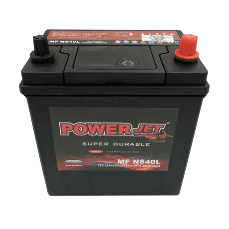 Powerjet 11 Plates 12V Car Battery 32Ah - NS40L Auto SupplyMaster