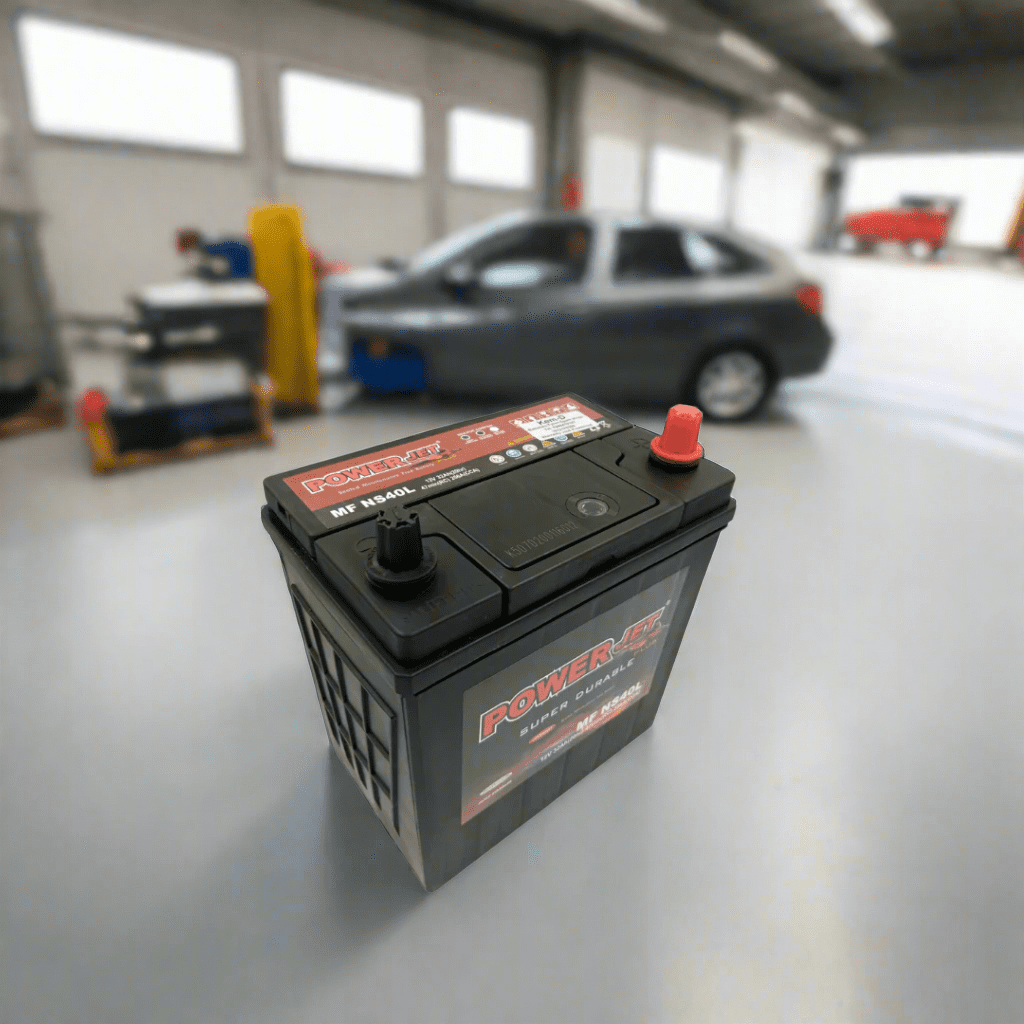 Powerjet 11 Plates 12V Car Battery 32Ah - NS40L Auto SupplyMaster