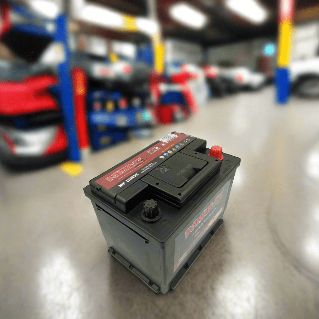 Powerjet 13 Plates 12V Car Battery 55Ah - DIN55 Auto SupplyMaster