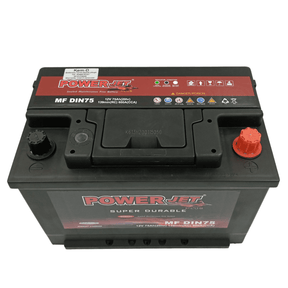 Powerjet 15 Plates 12V Car Battery 75Ah - DIN75 Auto SupplyMaster