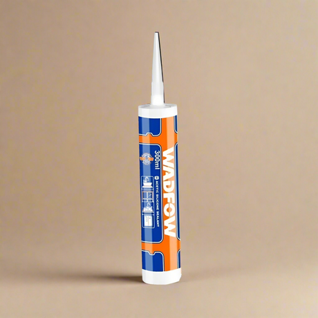 Wadfow Acetic Silicone Sealant - White, Black & Transparent