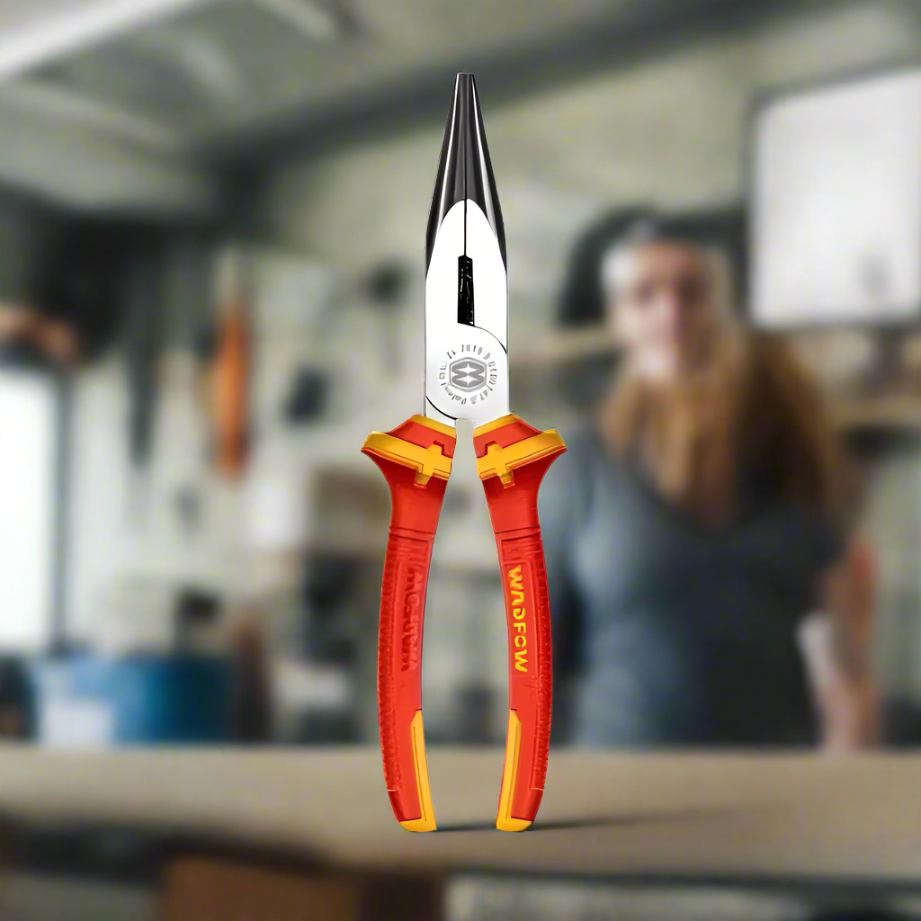Wadfow 6" Insulated Long Nose Plier - WPL2936
