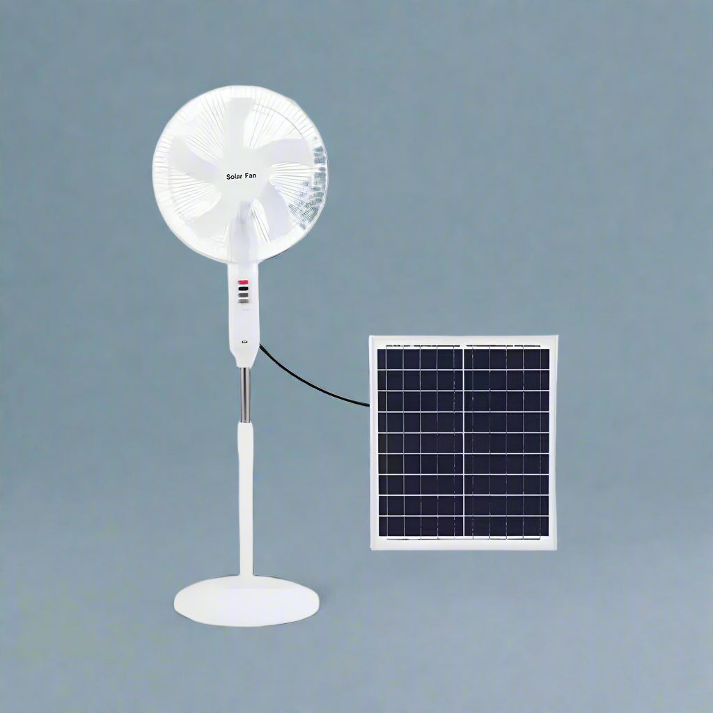 Rechargeable 16" Solar Fan 15W - C168