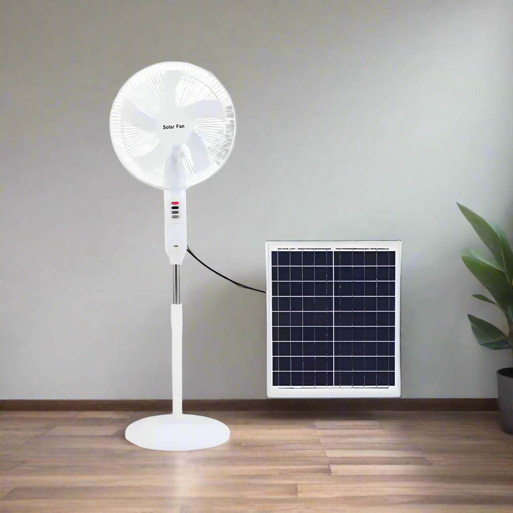 Rechargeable 16" Solar Fan 15W - C168