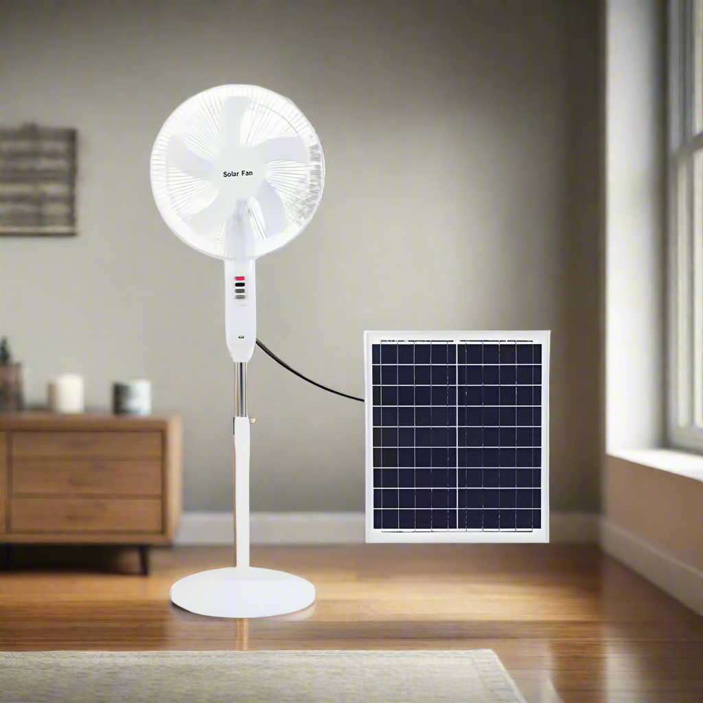 Rechargeable 16" Solar Fan 15W - C168