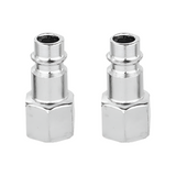 Wadfow 2Pcs Female Thread 1/4" Quick Plug Set - WQP2970