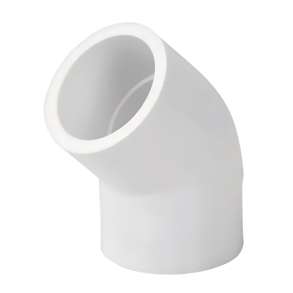 Wadfow 45° PVC Elbow 3/4" & 1" - WVL1824 & WVL1821