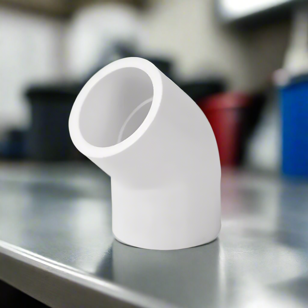 Wadfow 45° PVC Elbow 3/4" & 1" - WVL1824 & WVL1821