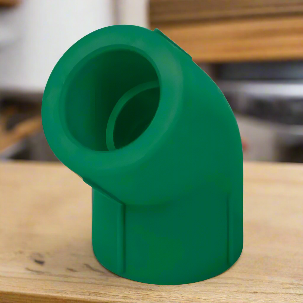 Wadfow 45° PPR Elbow 20mm, 25mm & 32mm - WVL3822, WVL3824 & WVL3821