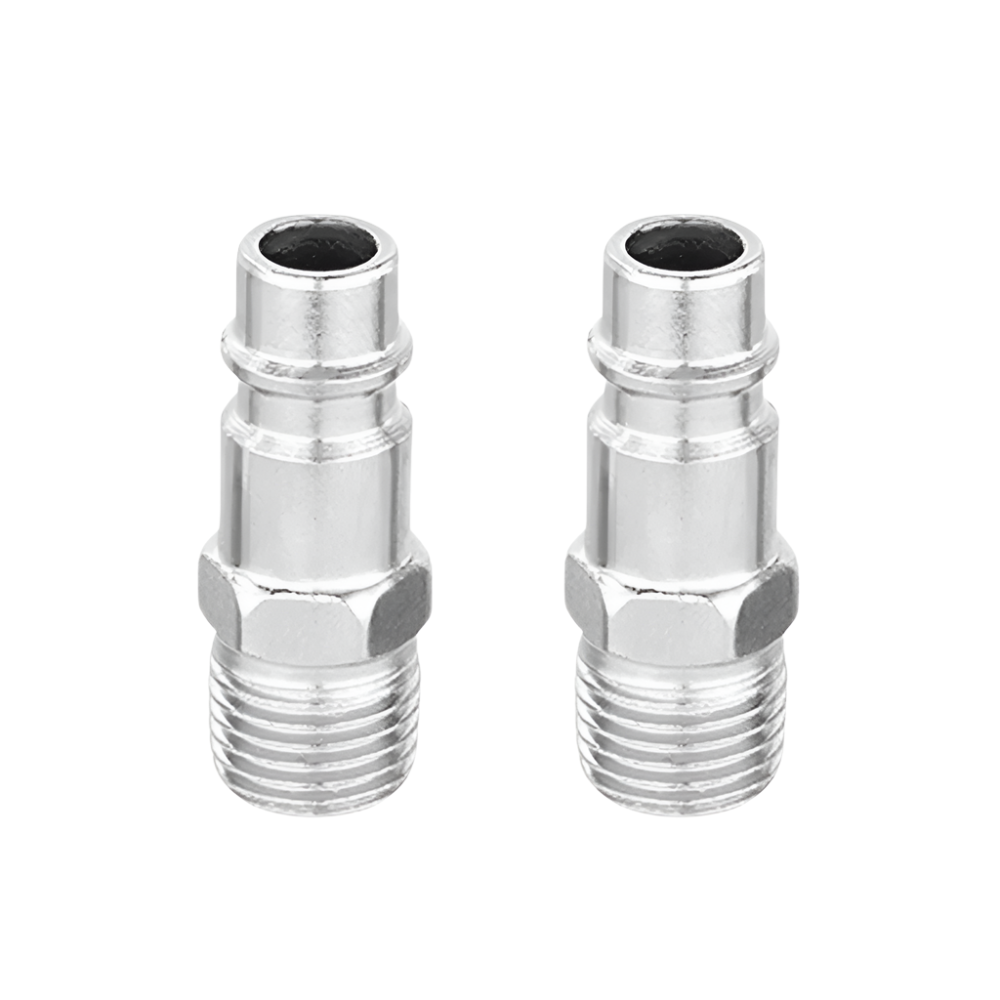 Wadfow 2Pcs Male Thread 1/4" Quick Plug Set - WQP2950