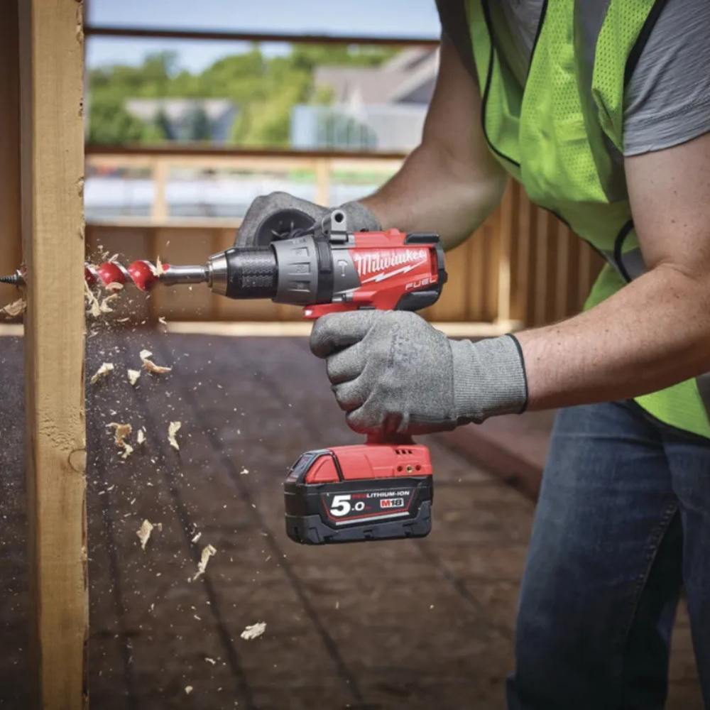 Milwaukee M18 FUEL™ Cordless Percussion Drill with Two Batteries 18V - M18 FPD-502X