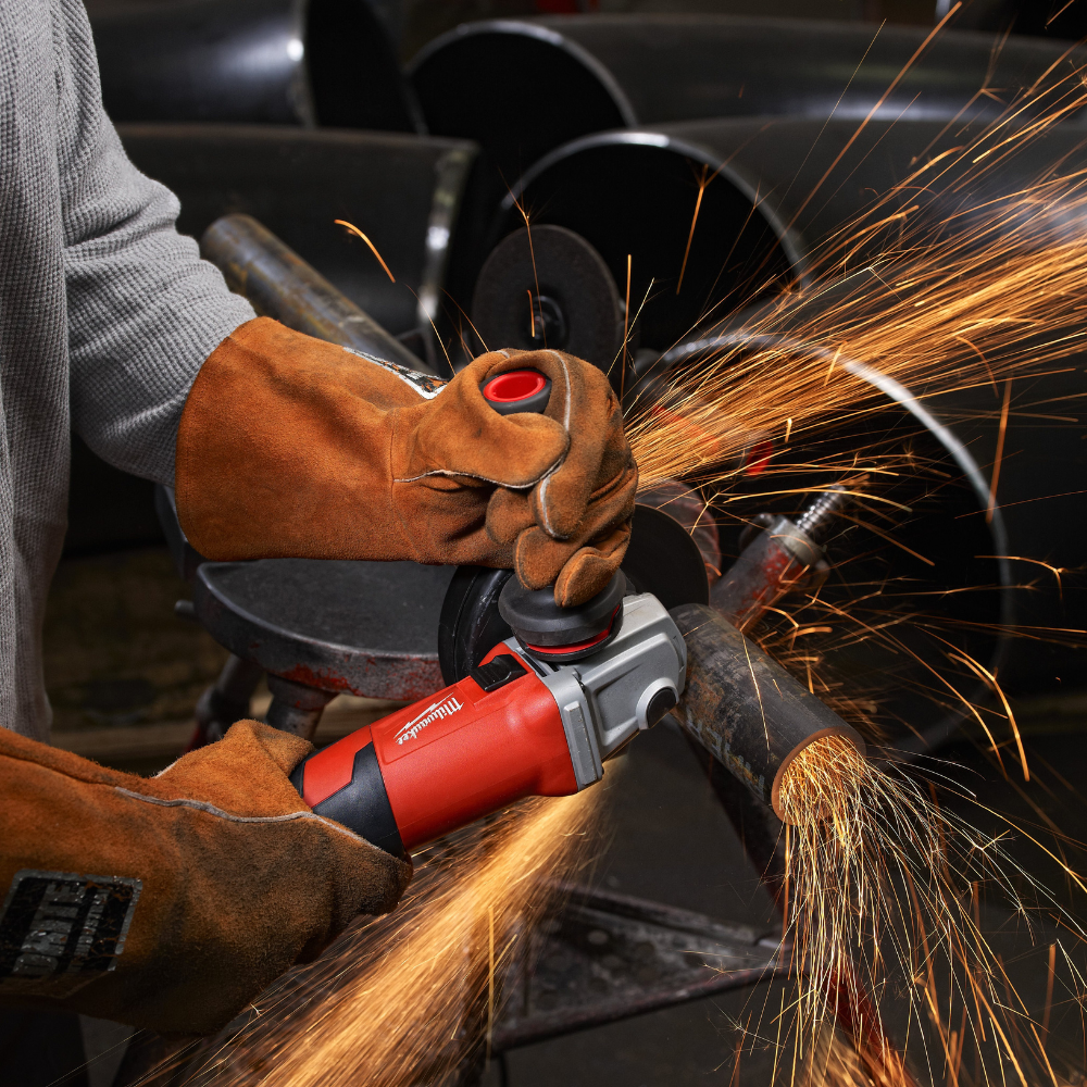 Milwaukee 4.5"/115mm Compact Angle Grinder 800W - AG 800-115 E