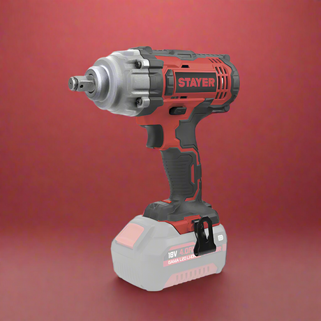 Stayer 1/2"  Lithium-Ion Cordless Impact Wrench 300/500/750Nm With 18V 2.0Ah Battery - IWB750L20