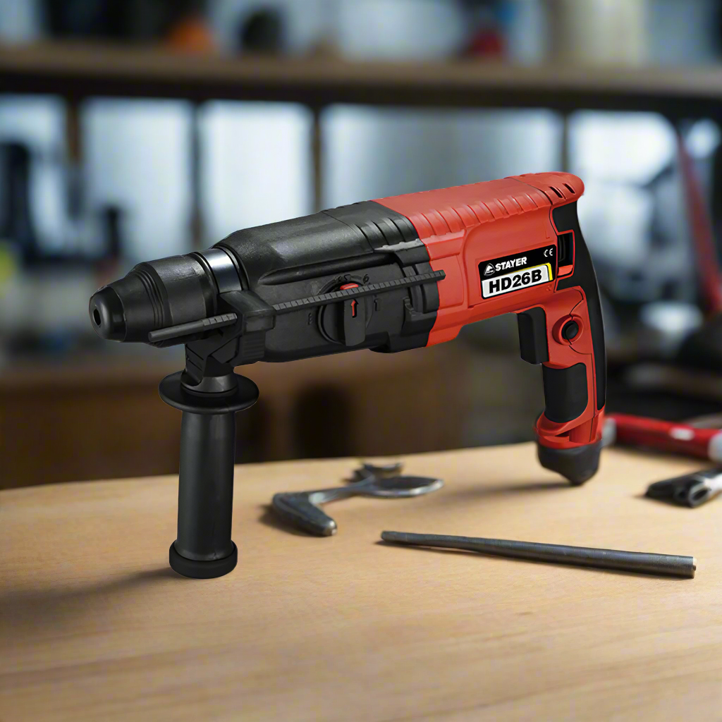 Stayer 26mm Rotary Hammer SDS Plus 800W - HD26BK