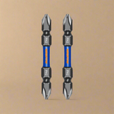 Wadfow PH2+PH2 65mm Impact Screwdriver Bit Set - WSV3K62
