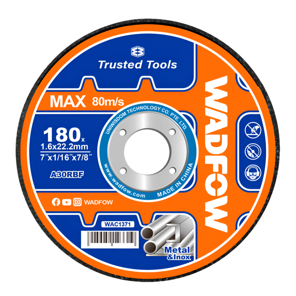 Wadfow 180x1.6mm Abrasive Metal Cutting Disc - WAC1371