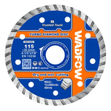 Wadfow 115x22.2mm Turbo Diamond Cutting Disc - WDC3K02
