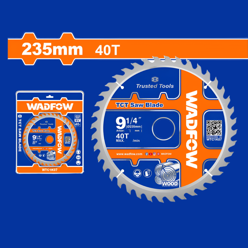 Wadfow 235mm TCT Saw Blade - WTC1K07