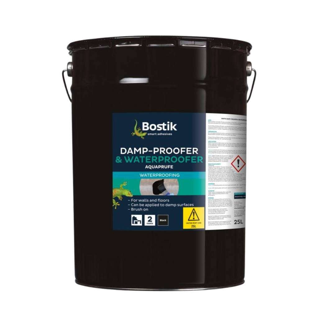 Bostik Aquaprufe Damp Proofer & Waterproofer - 5L/25L