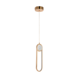 Farrah Moon Pearl Narrow or Wide LED Pendant Light Gold