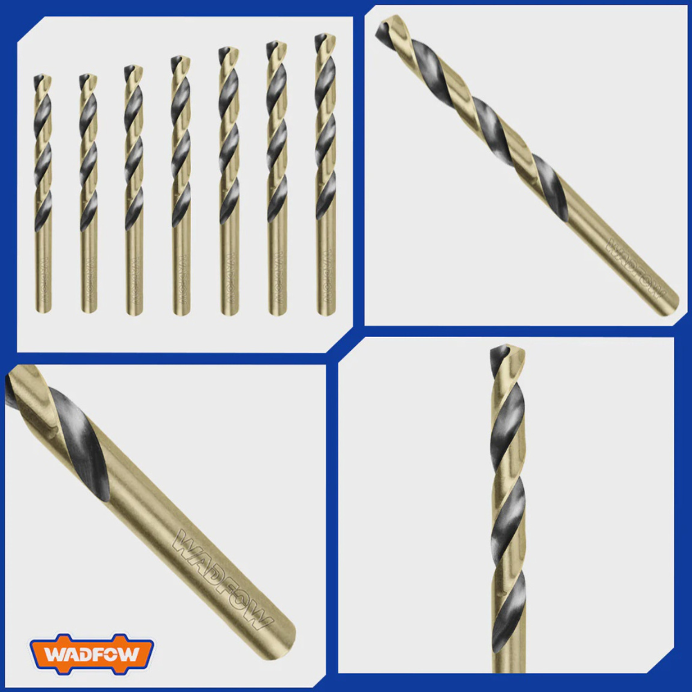 Wadfow 7 Pieces HSS Twist Drill Bits Set - WTD3K01
