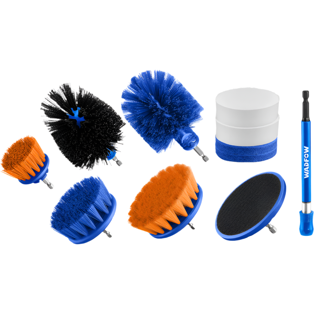 Wadfow 11 Pieces Cleaning Brush Set - WND5403