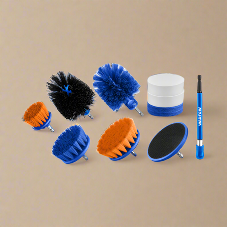 Wadfow 11 Pieces Cleaning Brush Set - WND5403