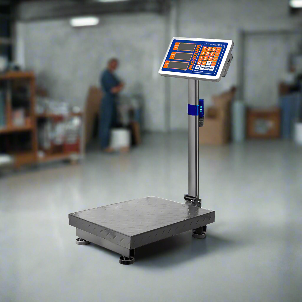 Wadfow 100kg Cordless Lithium-Ion Scale with 12V 1.5Ah Battery – WEC1302