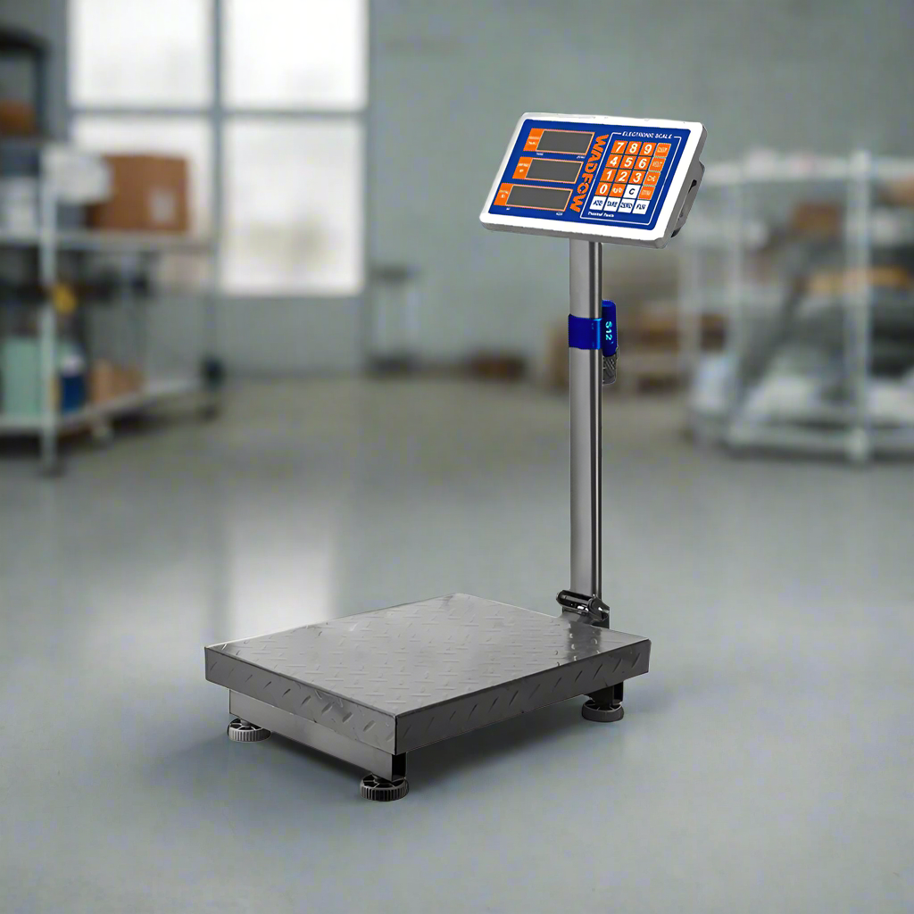 Wadfow 100kg Cordless Lithium-Ion Scale with 12V 1.5Ah Battery – WEC1302