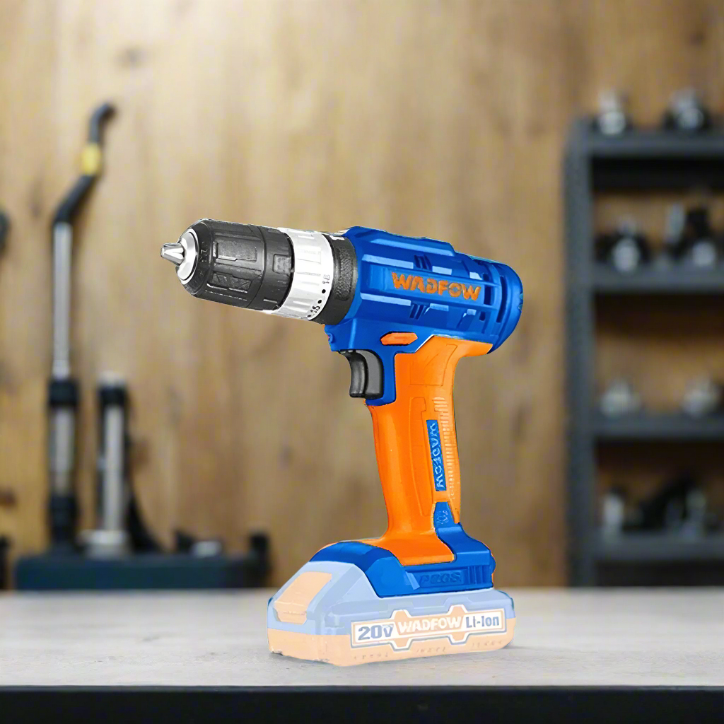 Wadfow 20V 91 Pieces Lithium-Ion Cordless Tools Set - WDT1B90