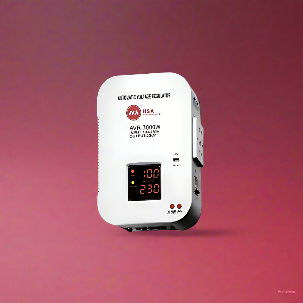 H&A 3000W Digital Wall-Mounted Voltage Regulator Stabilizer - H&A-WM-3000W