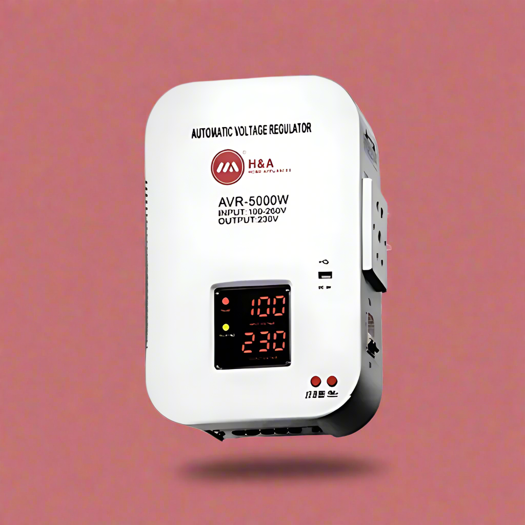 H&A 5000W Digital Wall-Mounted Voltage Regulator Stabilizer - H&A-WM-5000W