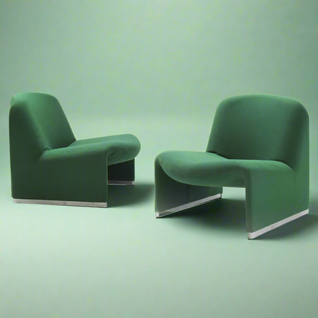 Green Nordic Style Single Sofa