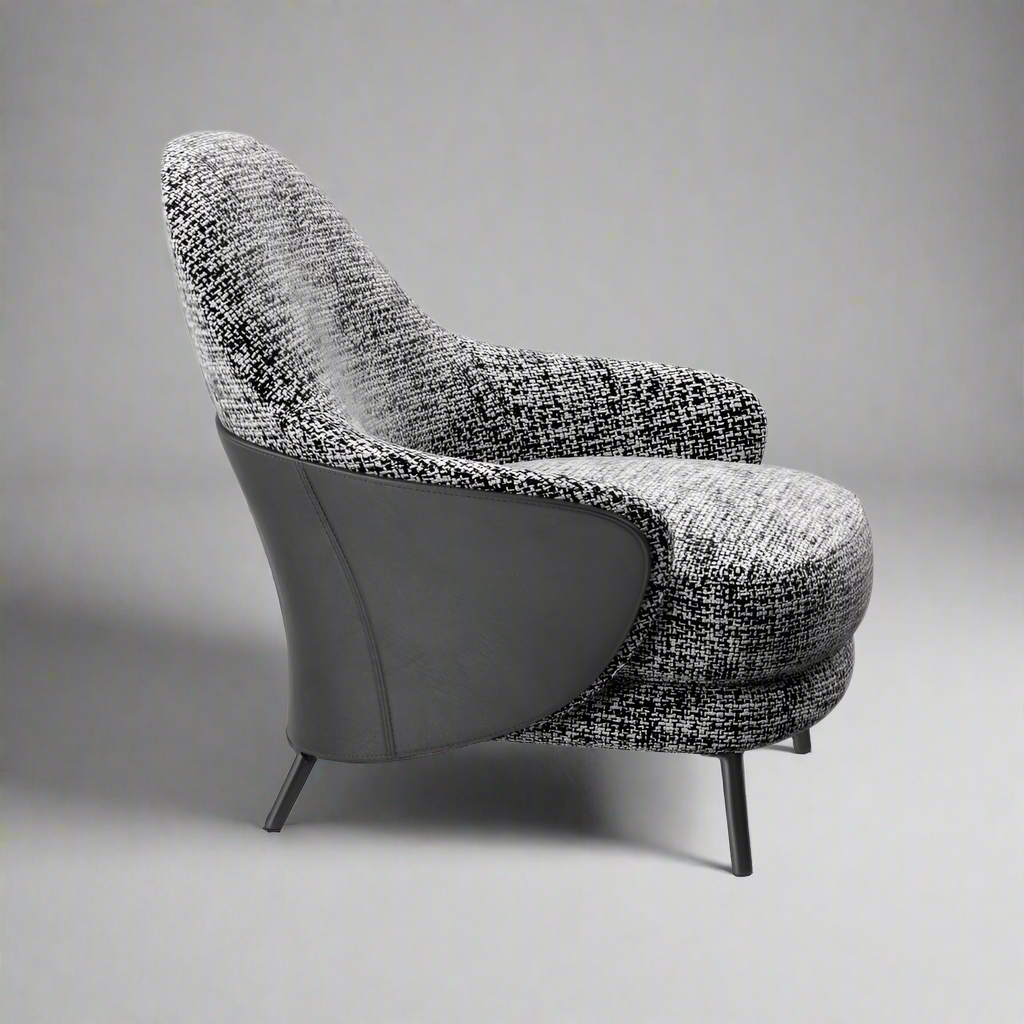 Angie Fabric Modern Armchair