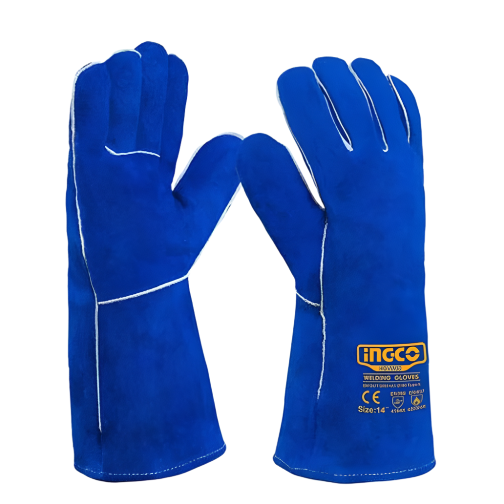 Ingco 14" Welding Leather Gloves - HGVW03