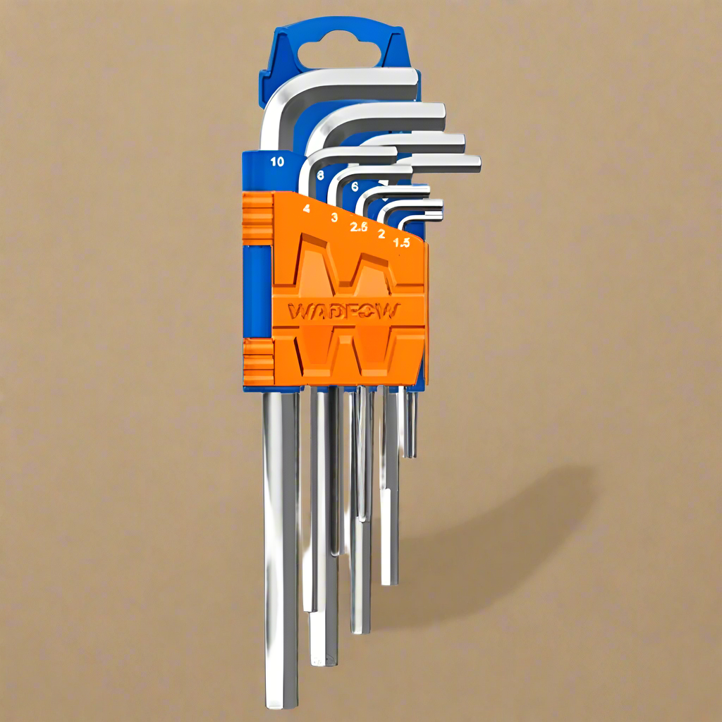 Wadfow 9 Pieces Hex Key Set - WHK1292