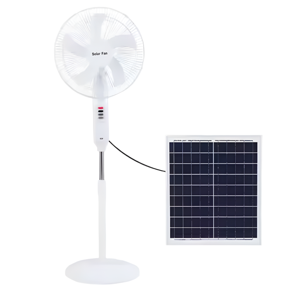 Rechargeable 16" Solar Fan 15W - C168