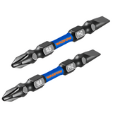 Wadfow PH2+SL6.0*1.0 65mm Impact Screwdriver Bit Set - WSV3K63