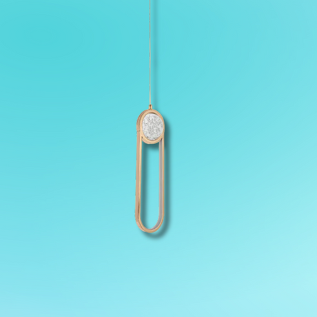 Farrah Moon Pearl Narrow or Wide LED Pendant Light Gold