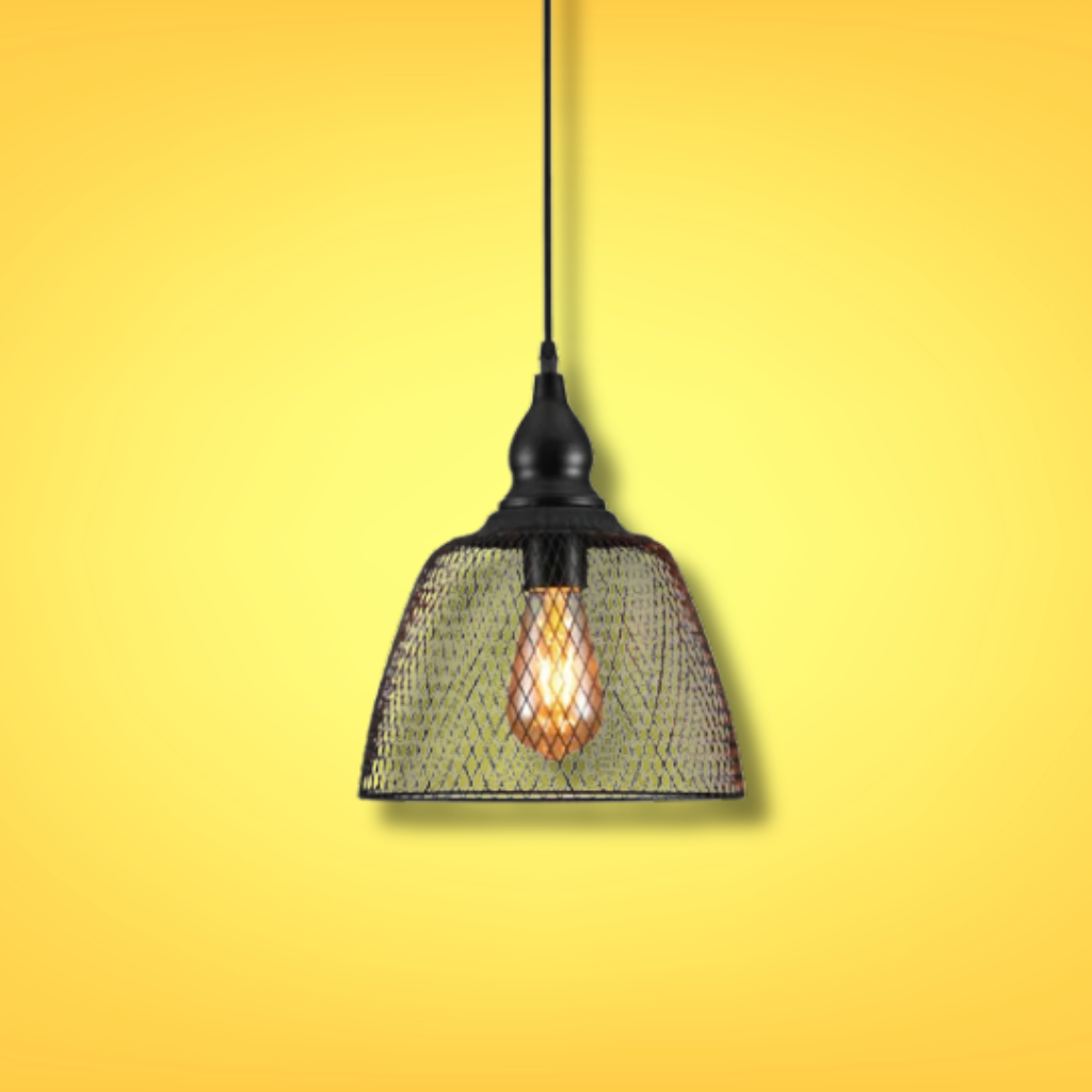 Wire Mesh Industrial Dome Pendant Ceiling Light E27 - Petite/Grand