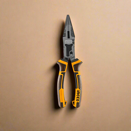 Ingco 8.5" Compound Action Long Nose Plier with Spanner Function – HCLNP58200