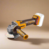 Ingco 4.5" Lithium-Ion Cordless Angle Grinder with Brushless Motor – CAGLI211541