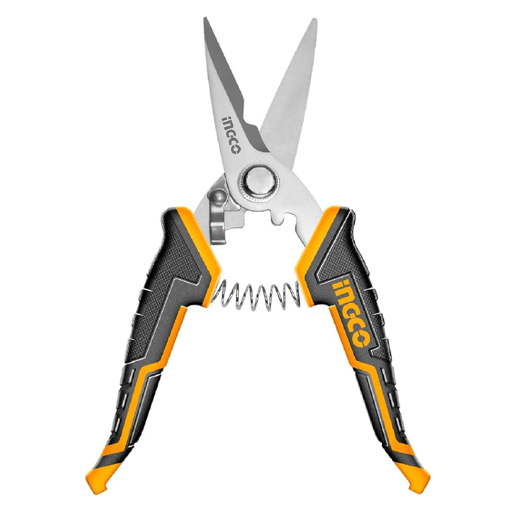 Ingco 8" Stainless Steel Electrician's Scissors – HES0188