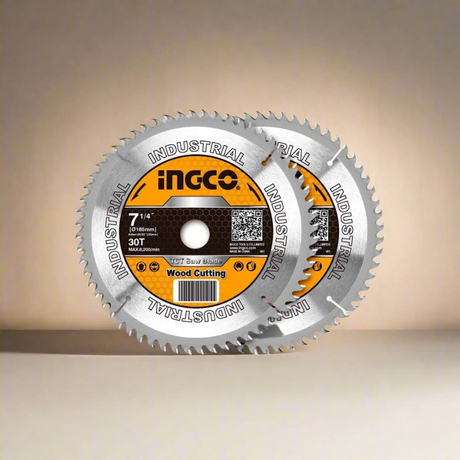 Ingco 2-Pieces TCT Saw Blade for Wood Set 7 ¼" - TSB118510