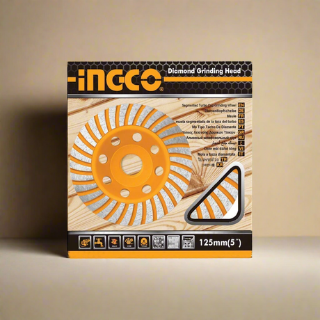 Ingco Cup Grinding Wheel 4.5", 5" & 6" - CGW011151, CGW011251 & CGW011501