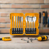 Ingco 12 Pieces Flat Wood Drill Bit Set - AKDL1201