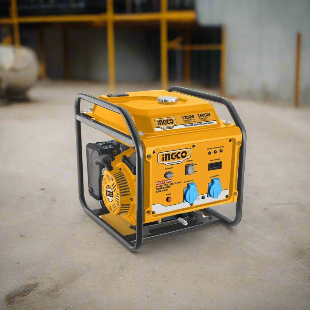Ingco 3.5KW Inverter Gasoline Generator with ECO Mode – GEIF40001