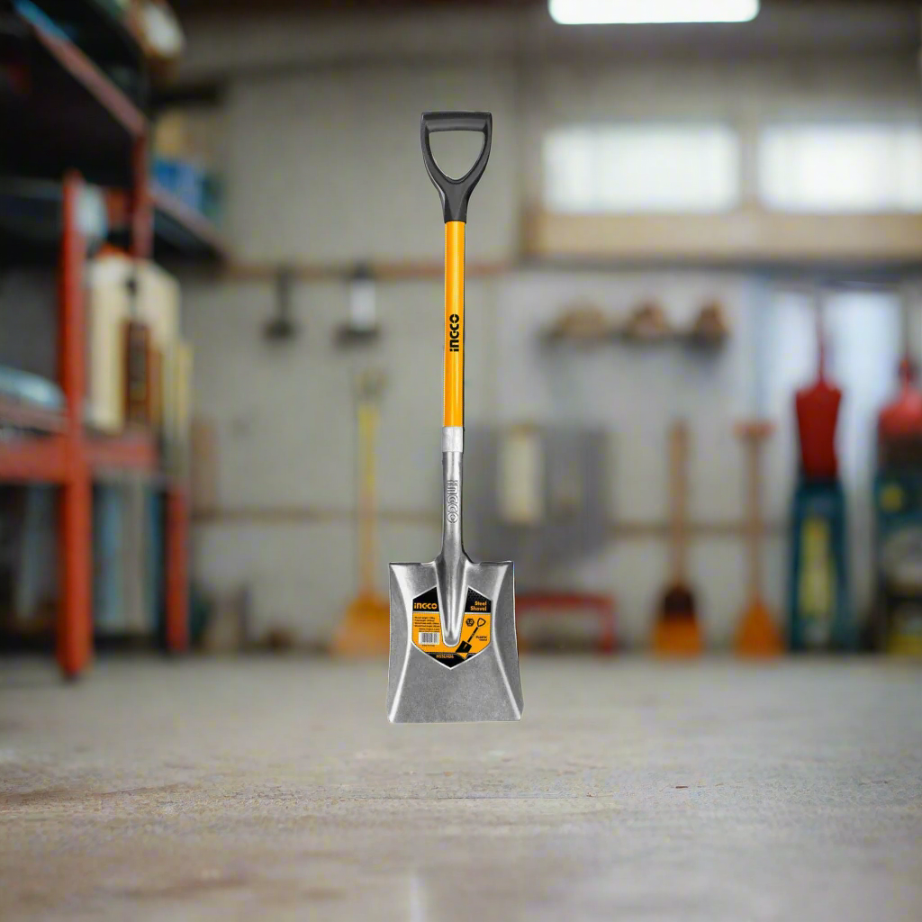 Ingco Steel Spade With Fiberglass Handle - HSSLH06