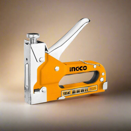 Ingco 3-in-1 Heavy-Duty Staple Gun with Adjustable Force – HSG1405
